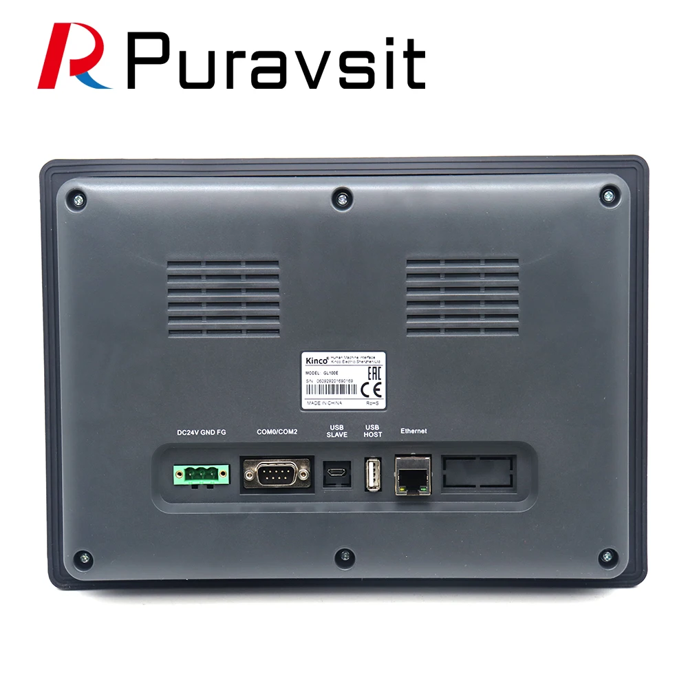 Kinco GL100 GL100E HMI ekran dotykowy 10.1 cal 1024x600 Ethernet 1 USB Host nowy interfejs człowiek-maszyna RS232 RS422 RS485