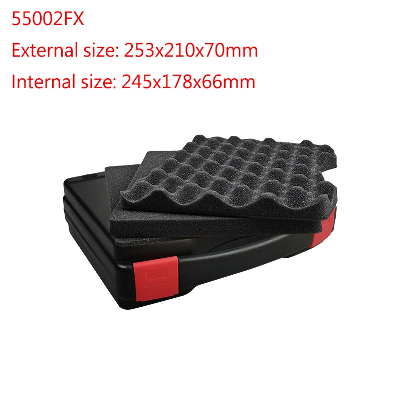 Multifunctionele Hardware ToolBox Draagbare Plastic Instrumentenkoffer Notebook Beschermende Opbergdoos Outdoor Apparatuur Gereedschapskoffer