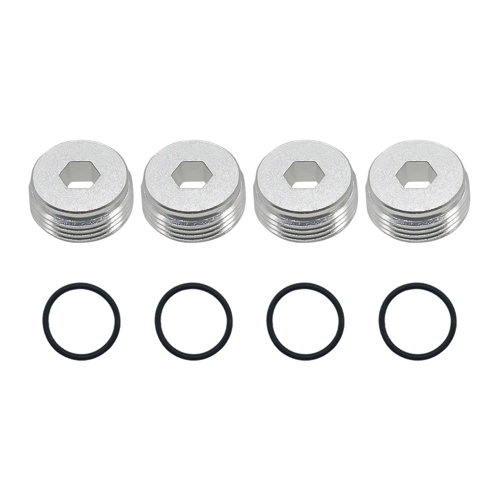 4 pcs/set Front Hub Nut with O-Rings for 1/7 Arrma 6s Notorious Kraton Outcast Typhon Talion Infraction Limitless Felony