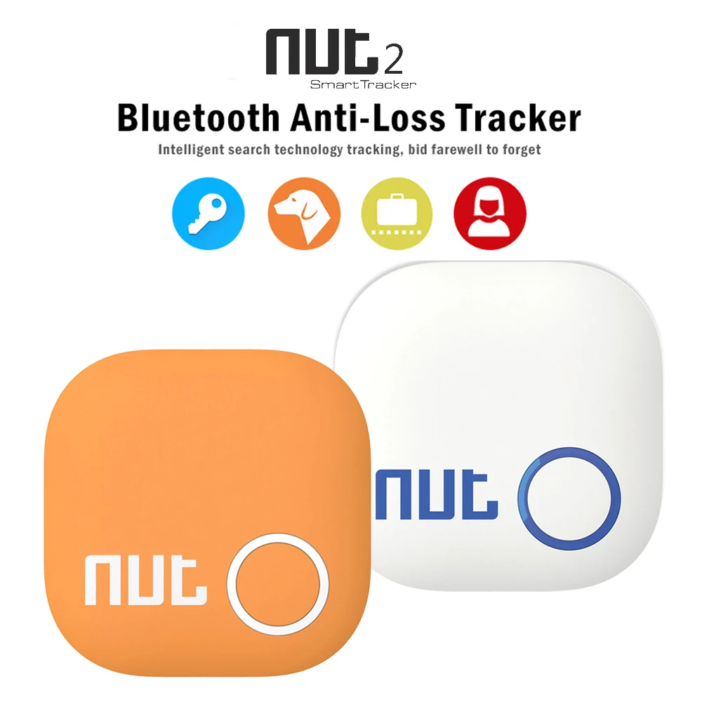 Nut 2 Mini Bluetooth Key Tag Finder Anti Lost Reminder Smart Tracker For Android Phone BT4.0 Wireless Tracker for Child Wallet