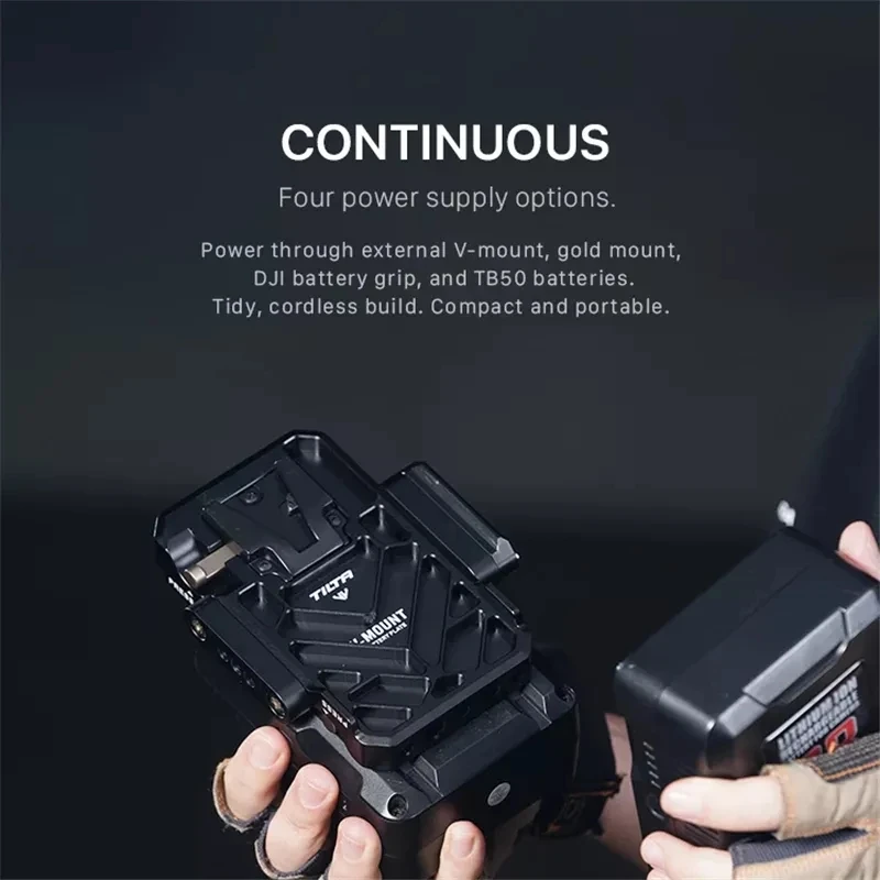 Imagem -05 - Tilta Float V-mou Gss-t01-v para Dji Rs2 Rs3 Pro Handheld Cardan Steadycam Sistema de Apoio Ecossistema Dji Ronin s2 Cardan Handheld