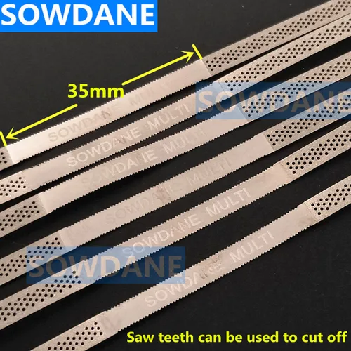 Imagen 2 del producto Barra de pulido de metales Dental, tira de pulido con un solo lado de superficie de lijado de diamante con sierra perforadora, blanqueamiento Dental de 4mm