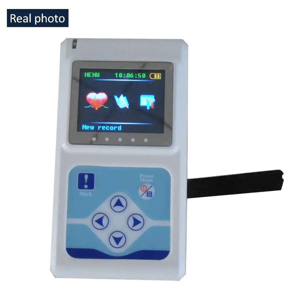 2pcs 3 Channels ECG EKG Holter 24 Hours Dynamic Monitoring System TLC9803 with Software