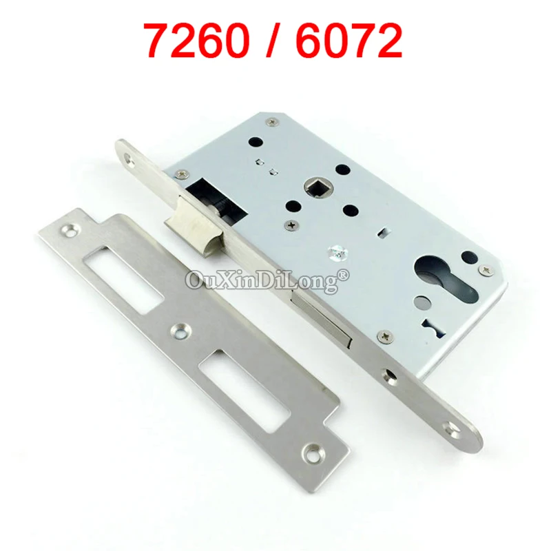 

Brand New 7260 / 6072 European Mortise Door Lock body Anti-theft Double Lock Tongue Gate Room Mute Door Lock body Repair Parts