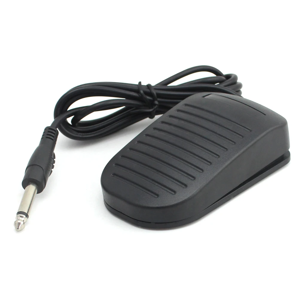 Precise Black High Duty Plastic Molded Tattoo Foot Pedal Anti Slip Switch Power Supply 1.4M