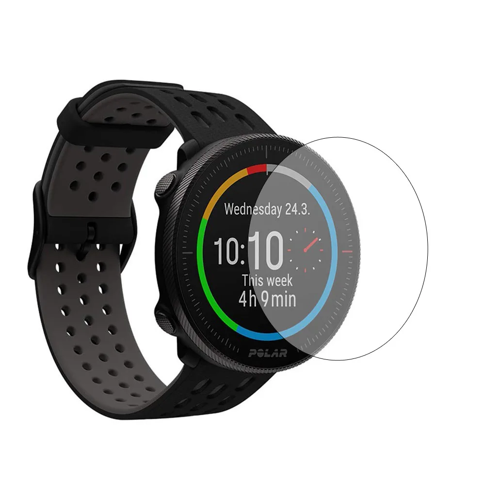 Vidro temperado transparente película protetora guarda para polar vantage m2 relógio esporte smartwatch protetor de tela capa proteção