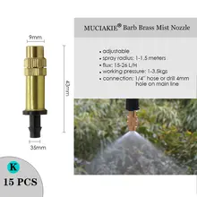 Adjustable garden sprinkler with rotating nozzle #3