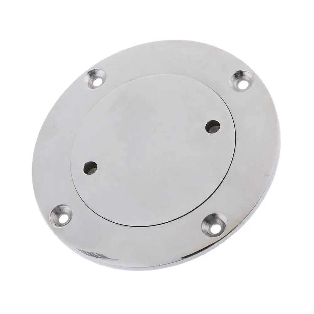 

ISURE MARINE 316 Stainless Steel Boat Marine 4" Deck Plate Access Inspection Hatch 1 Pcs