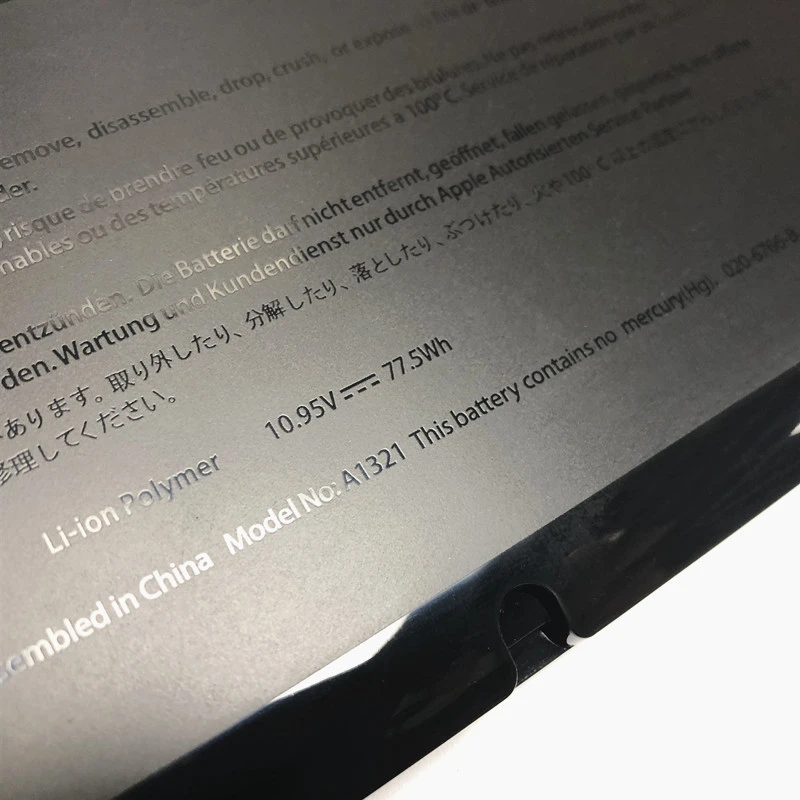 ONEVAN-batería A1321 para Macbook Pro de 15 pulgadas, A1321, A1286, 2009, 2010, versión 020-6380-A, para Apple MC118LL/A MC372, MC371, MB985, MB986LL