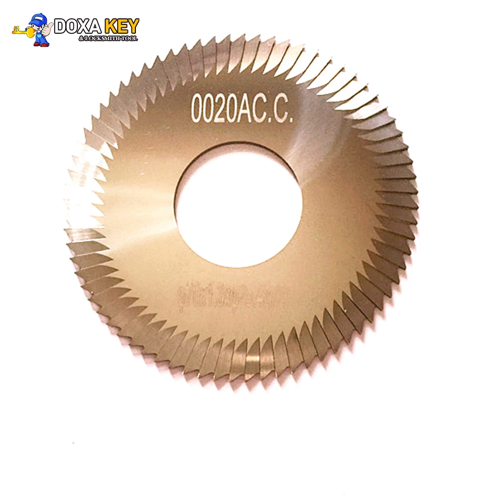 

Carbide Flat Milling Cutter 0020A C.C ( 70x1.3x22 ) For WenXing key cutting machine 100D.100E.100E1.100F.100F1