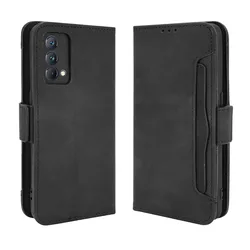 For realme GT Master Edition Case Premium Leather Wallet Leather Flip Multi-card slot Cover For Realme GT Master Edition Case