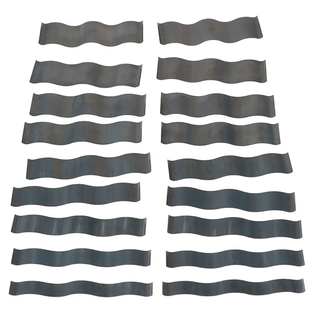 9 Pair Precise 1/8" Wavy Steel Parallel Parallels.0002" Hardened 18 Pcs Set