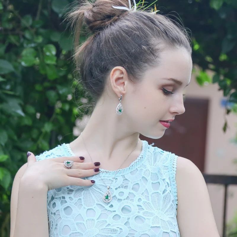 ThreeGraces Summer Style Big Dangle Blue Cubic Zirconia Crystal Hoop Earrings Bridal Party Jewelry for Women E1354