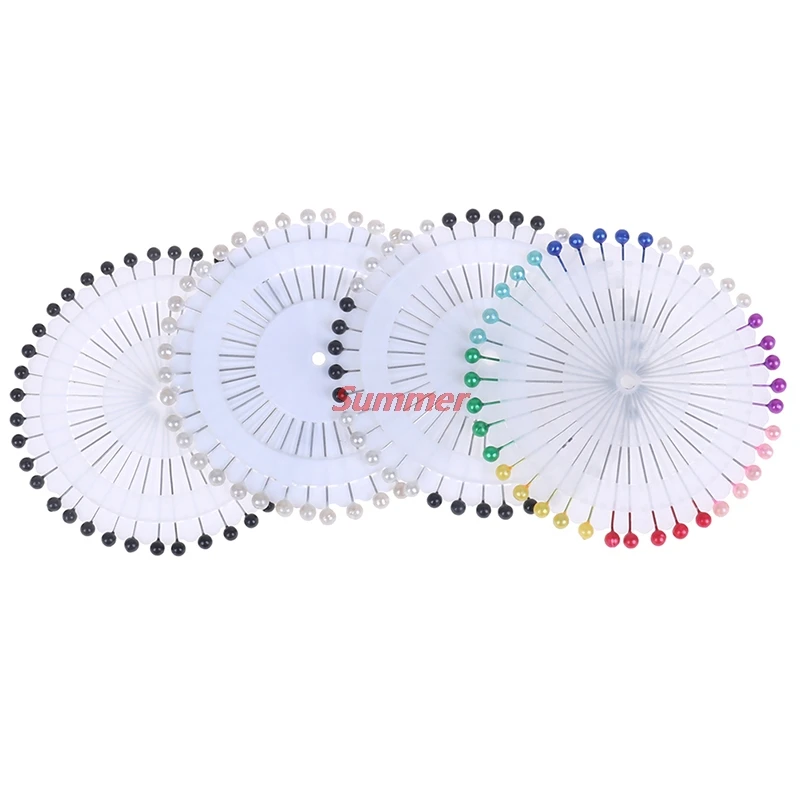 Smart Home New 40pcs Round Pearl Straight Head Pins Dressmaking Faux Pear Corsage Pin For DIY Pearl Needle Sewing Accessories