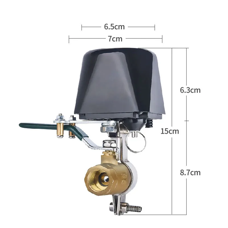 WiFi Smart Water Valve valvola Gas compatibile con Alexa Google Home spegnimento Tuya Smart Life APP telecomando Home