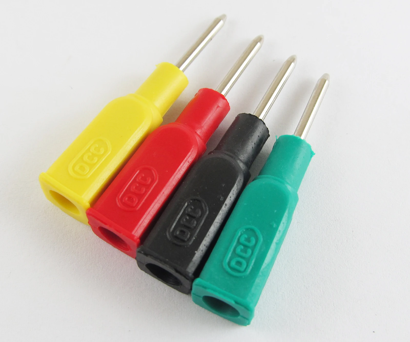 1Pc 4สี DCC ทองเหลือง4มม.กล้วยแจ็ค2มม.หัว Test Probe