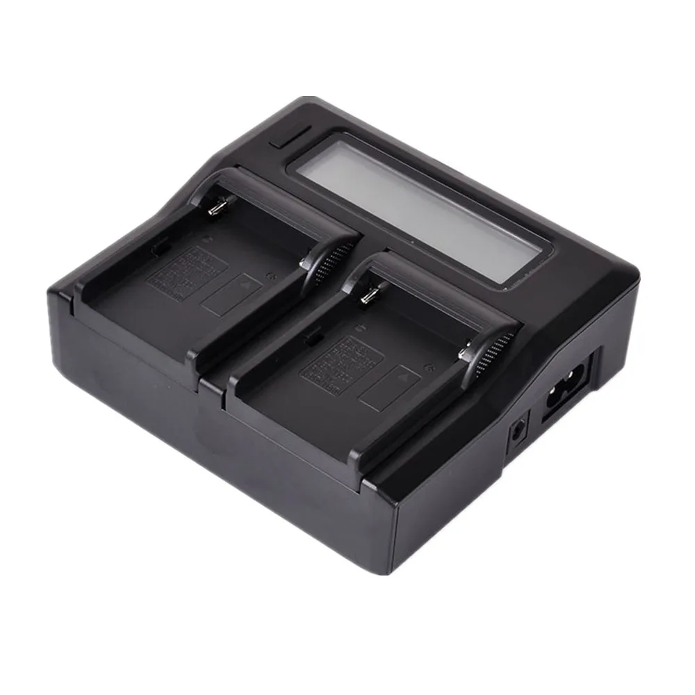 بطارية فائقة السرعة LCD سريع مزدوج شاحن أجهزة سوني ليثيوم أيون NP F970 F960 F550 F570 QM91D شاحن الكاميرا