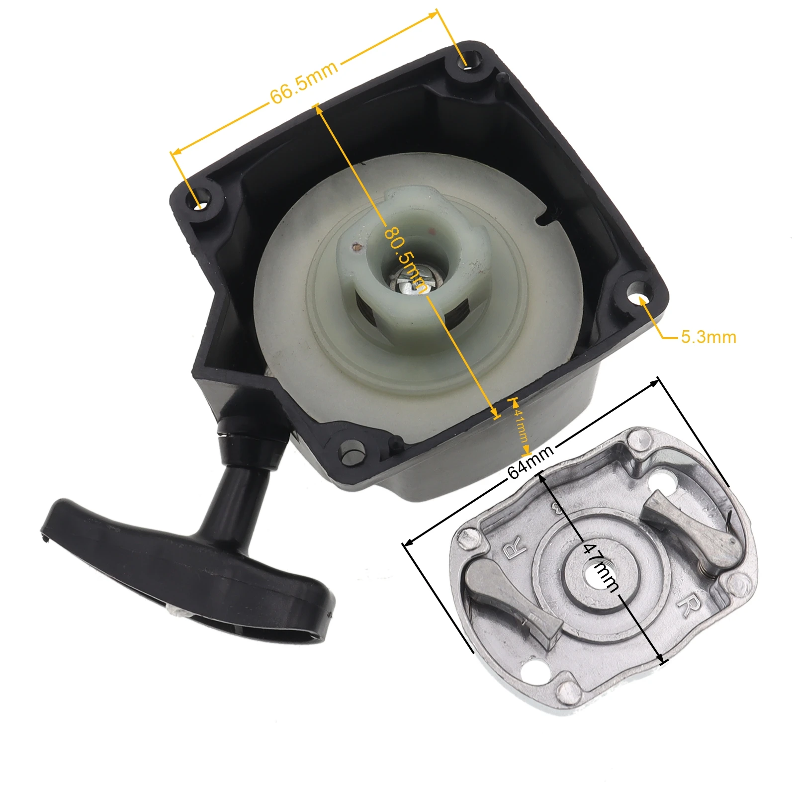 Recoil Pull Start Starter For 33CC 47 43CC 49CC Brushcutter Whipper Trimmer Lawnmower Accessories Kits Outdoor Clean
