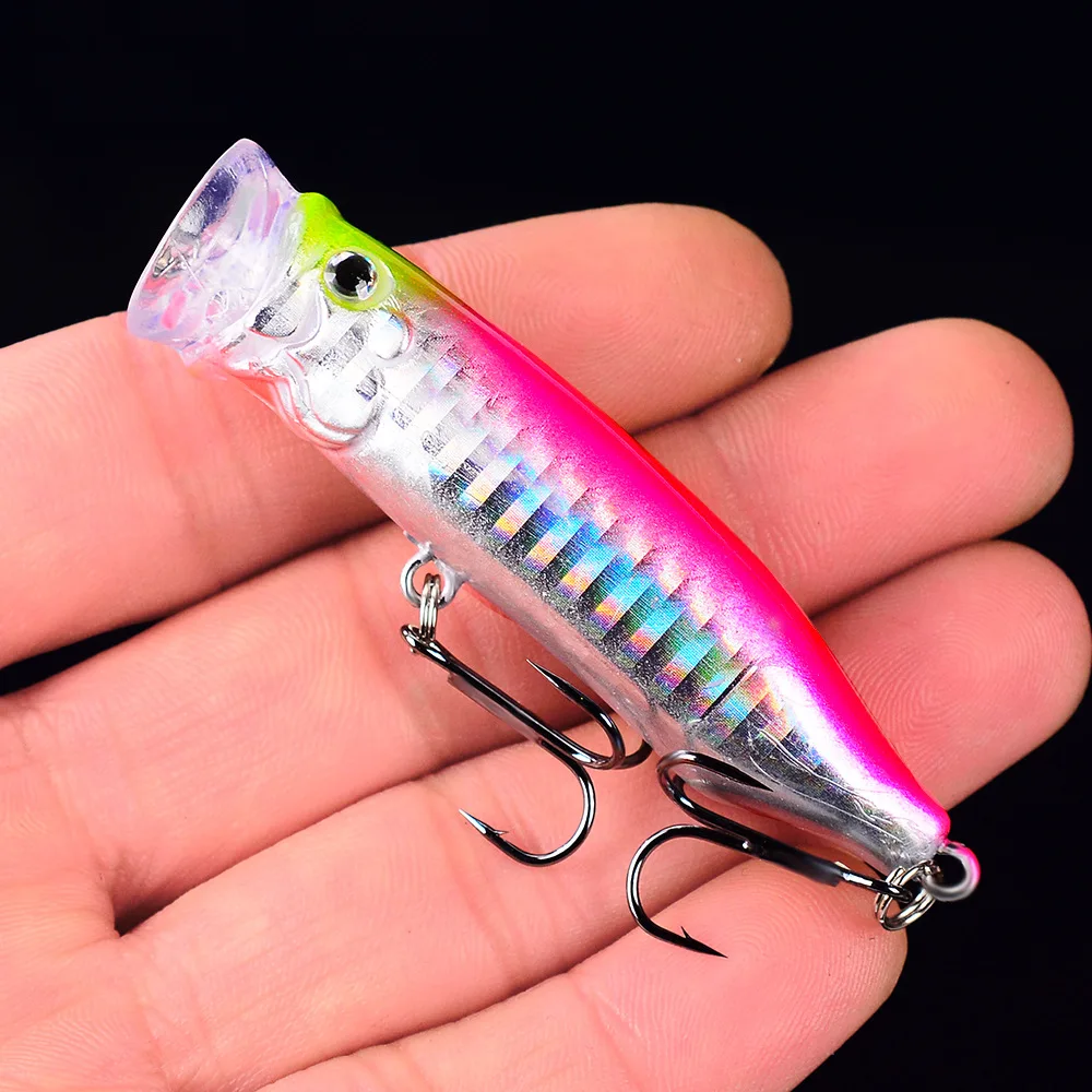 

Popper Fishing Lure Weights 9.4G/7CM Bait Poppers Topwater Lure Trolling Lures Pesca Wobbler Articulos De Pesca Isca Artificial