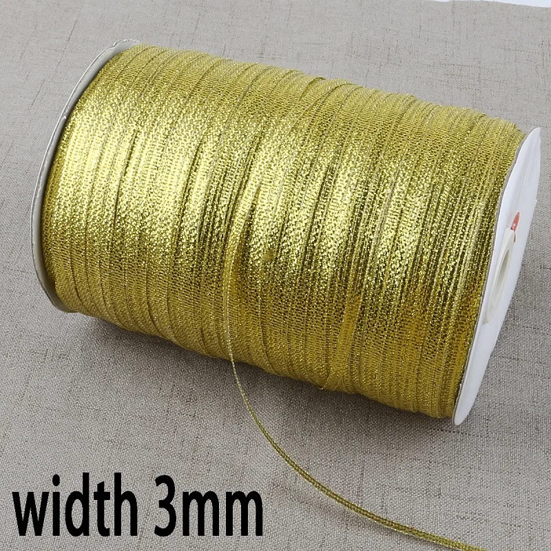 (18m)20Yard/Lot 3mm Glitter Onion Ribbon Glitter Chrismas Wedding Decor Cake Box Packaging Wrap Fabric Ribbons DIY Accessories