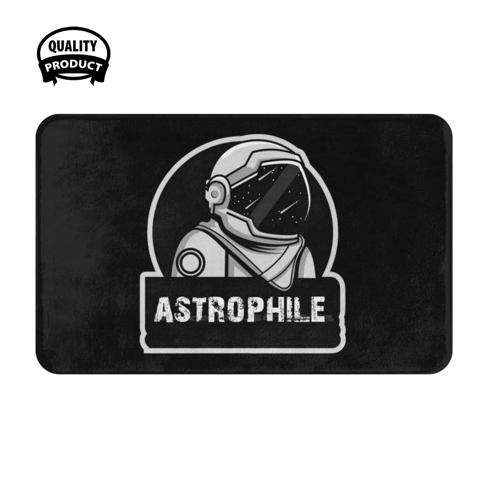 Sastrophile Soft Cushion Home Carpet Door Mat Car Rug Astronaut Galaxy Moon Selenophile Planet Telescope Fantastic Rocket