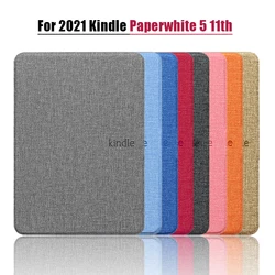 2021 wszystkie nowe inteligentne etui magnetyczne dla Amazon Kindle Paperwhite 5 11. Generacji 6.8 Cal PU skórzany pokrowiec rękaw Funda