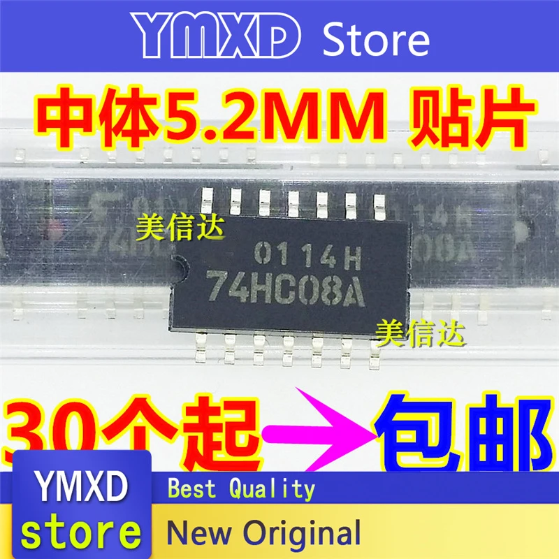 10ชิ้น/ล็อตใหม่74HC08A TC74HC08AFความกว้างปานกลาง5.2มม.LogicชิปPatch SOP14 Pinสต็อก