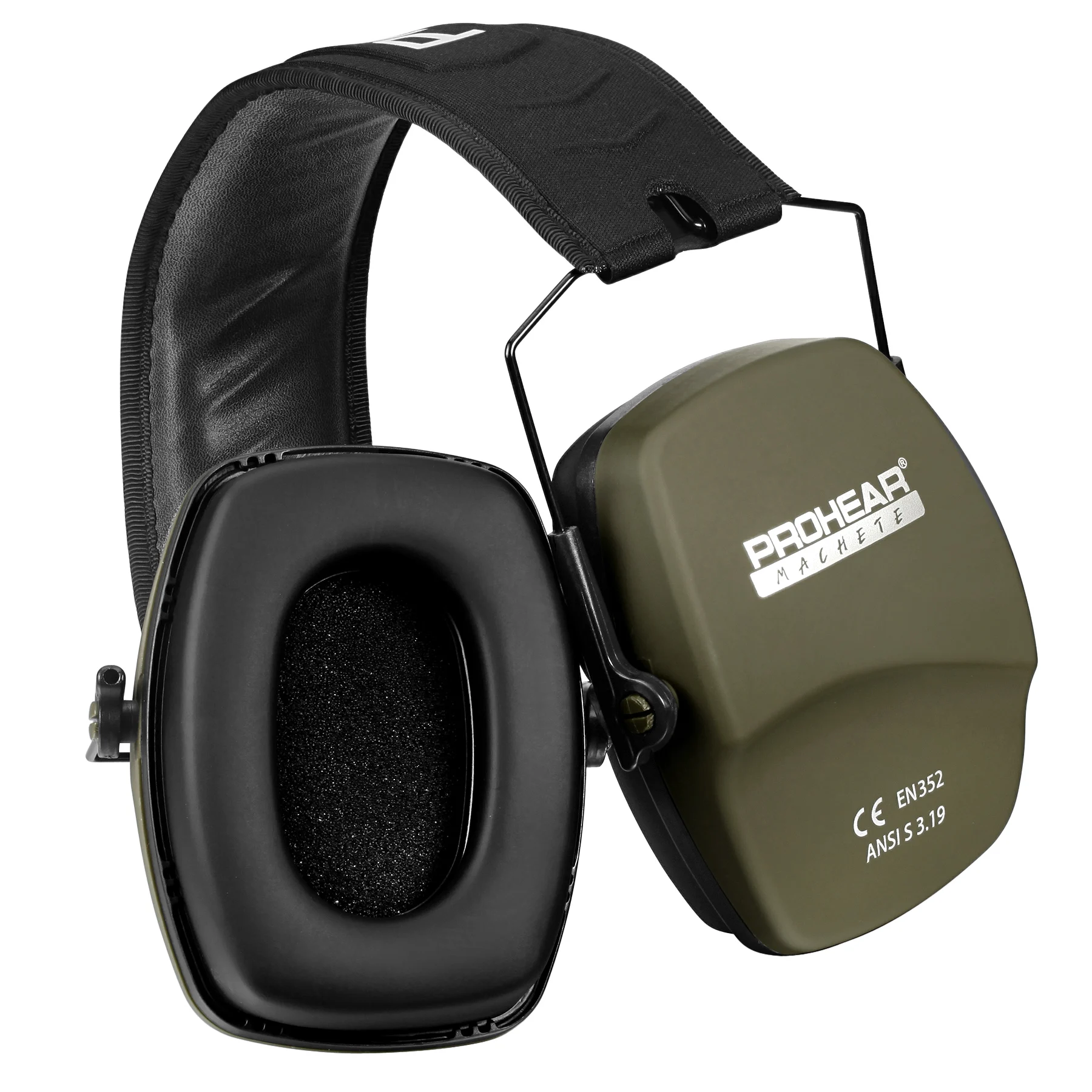 PROHEAR Shooting Ear Protection Safety Earmuffs Noise Reduction Slim Passive Hearing Protector for Huning NRR26dB