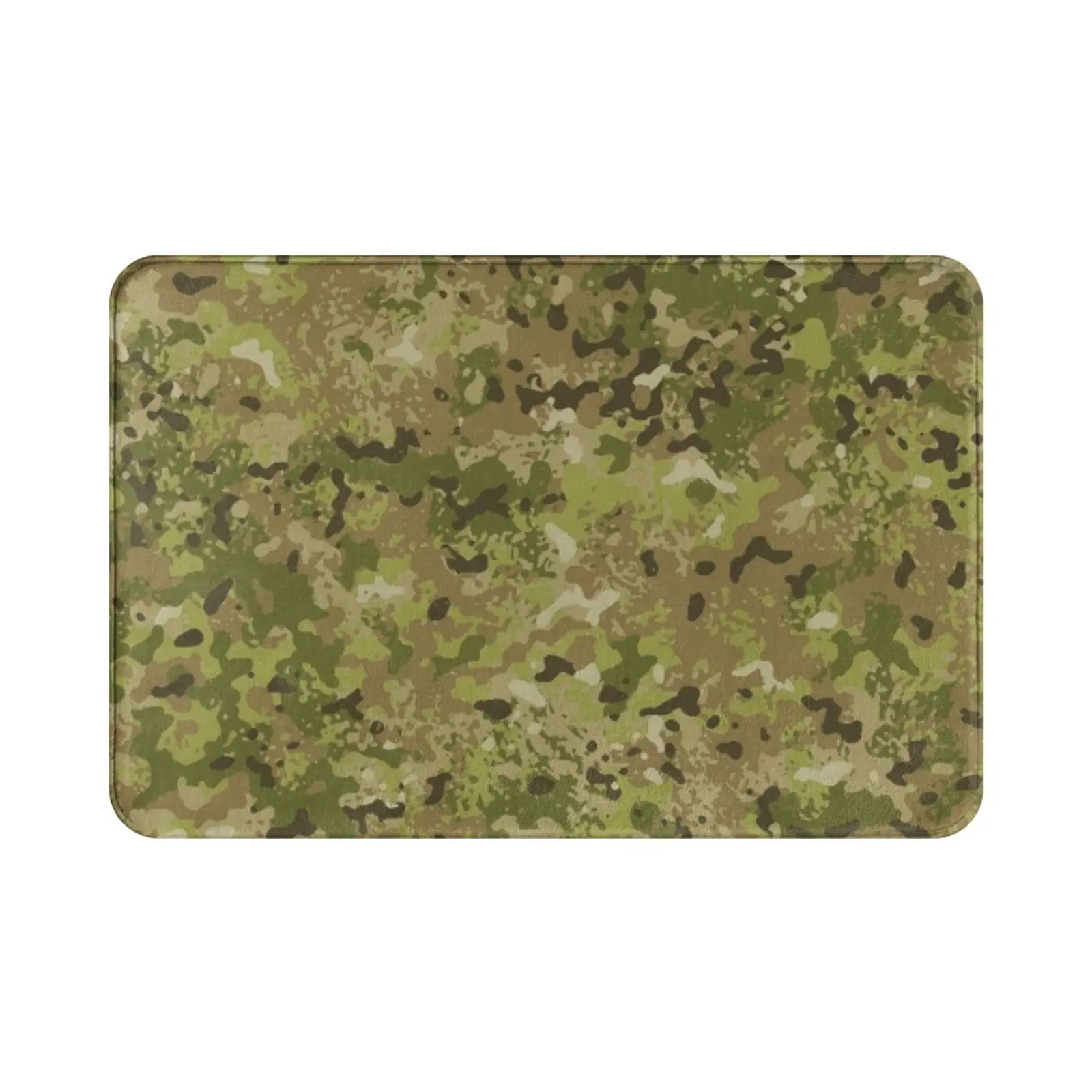 Forest And Woodland Camo Carpet Mat Rug Cushion Soft Non-Slip Forest And Woodland Camo Camouflage Camoflage Pattern