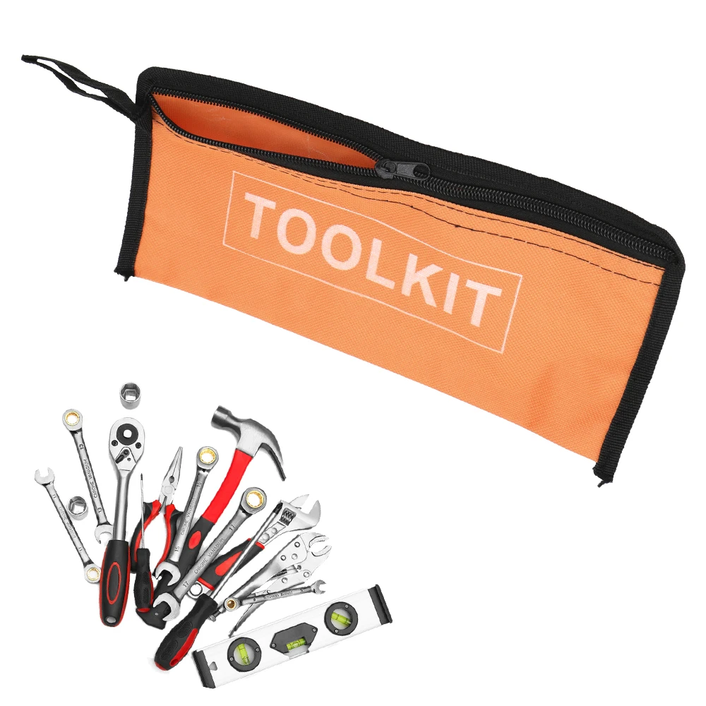 Alta qualidade saco portátil zíper lona oxford kits de ferramentas de ferragem à prova dwaterproof água organizador multi-função sacos de
