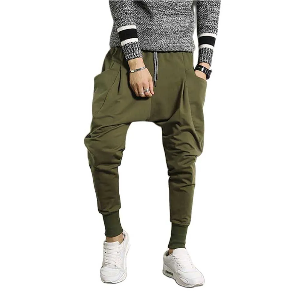 

Hip Hop Joggers Men Casual Harem Pants Loose Baggy Hips Sweatpants Skinny Feets Pants Streetwear Trousers Man Clothing