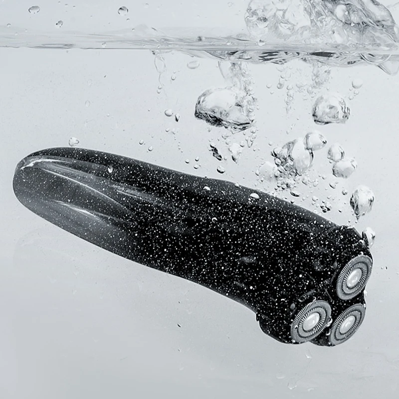 Тройная бритва для бритья, электробритва, 3D плавающая бритва, моющаяся, с usb-разъемом, перезаряжаемый триммер для бороды