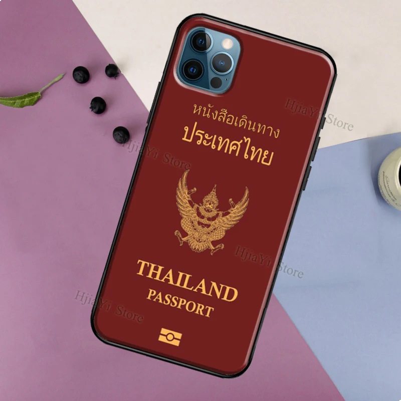 Thailand Flag Map Soft Case For iPhone 12 Pro Max 13 Mini 11 14 Pro Max X XR XS Max SE2 8 7 Plus Phone Cover