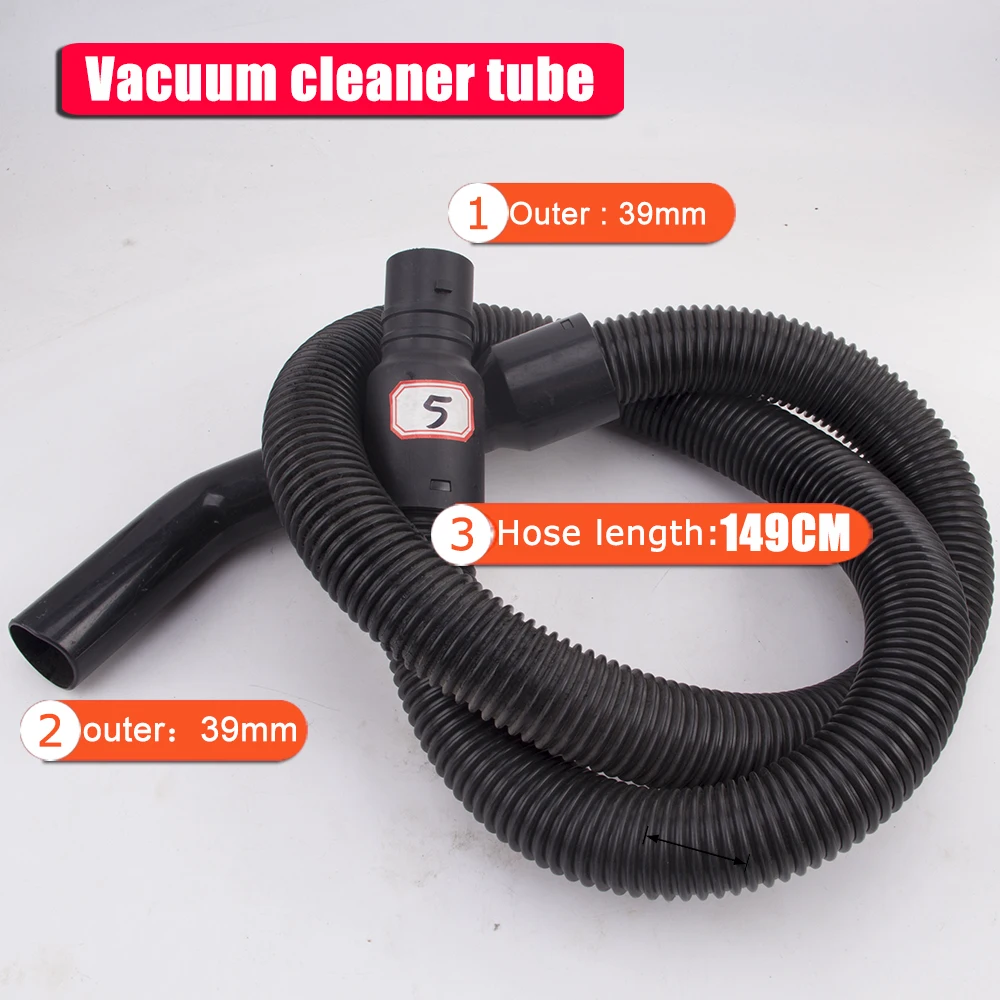 universal vacuum cleaner soft suction hose Midea central vacuum cleaner pipe tube 149CM