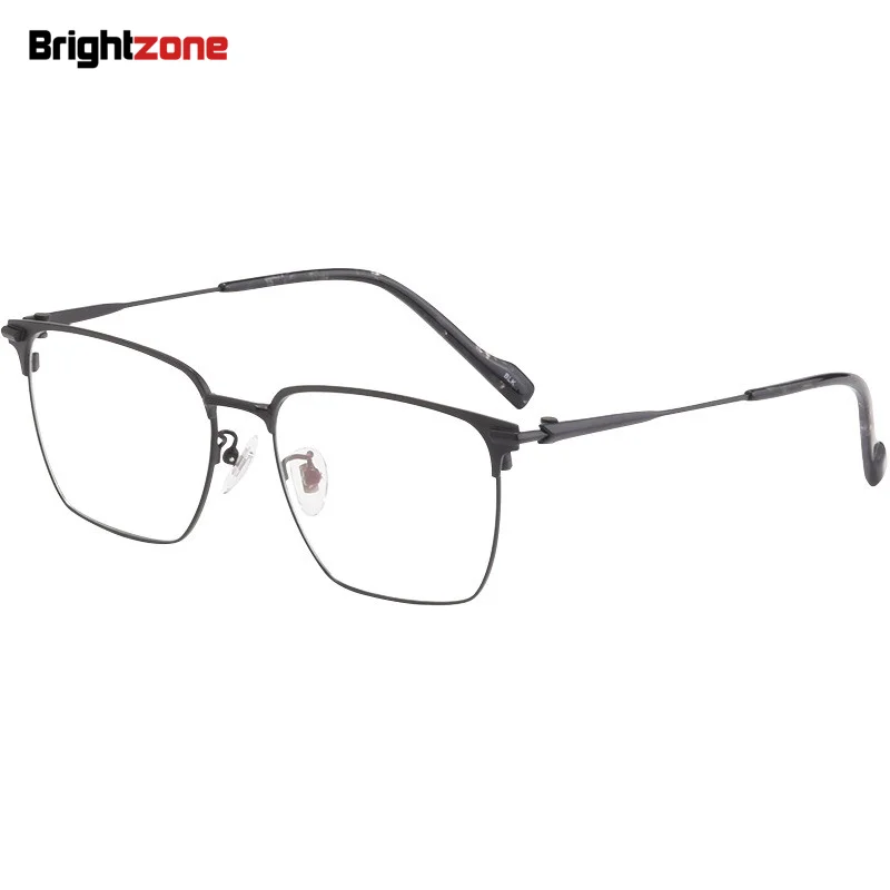 

Large Face Full Frame Β Titanium Myopia Glasses Retro Pure Titanium Spectacle Eyeglasses Frames Brillen Men Accessories Vintage