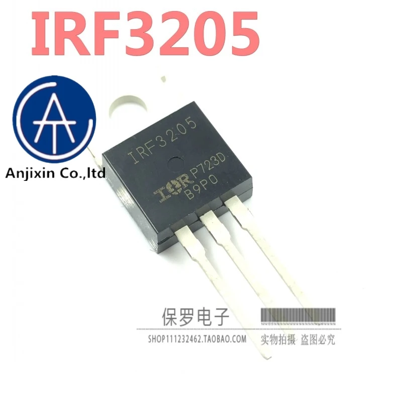 

10pcs 100% orginal and new field effect tube IRF3205 IRF3205PBF TO-220 inverter commonly used MOS tube in stock