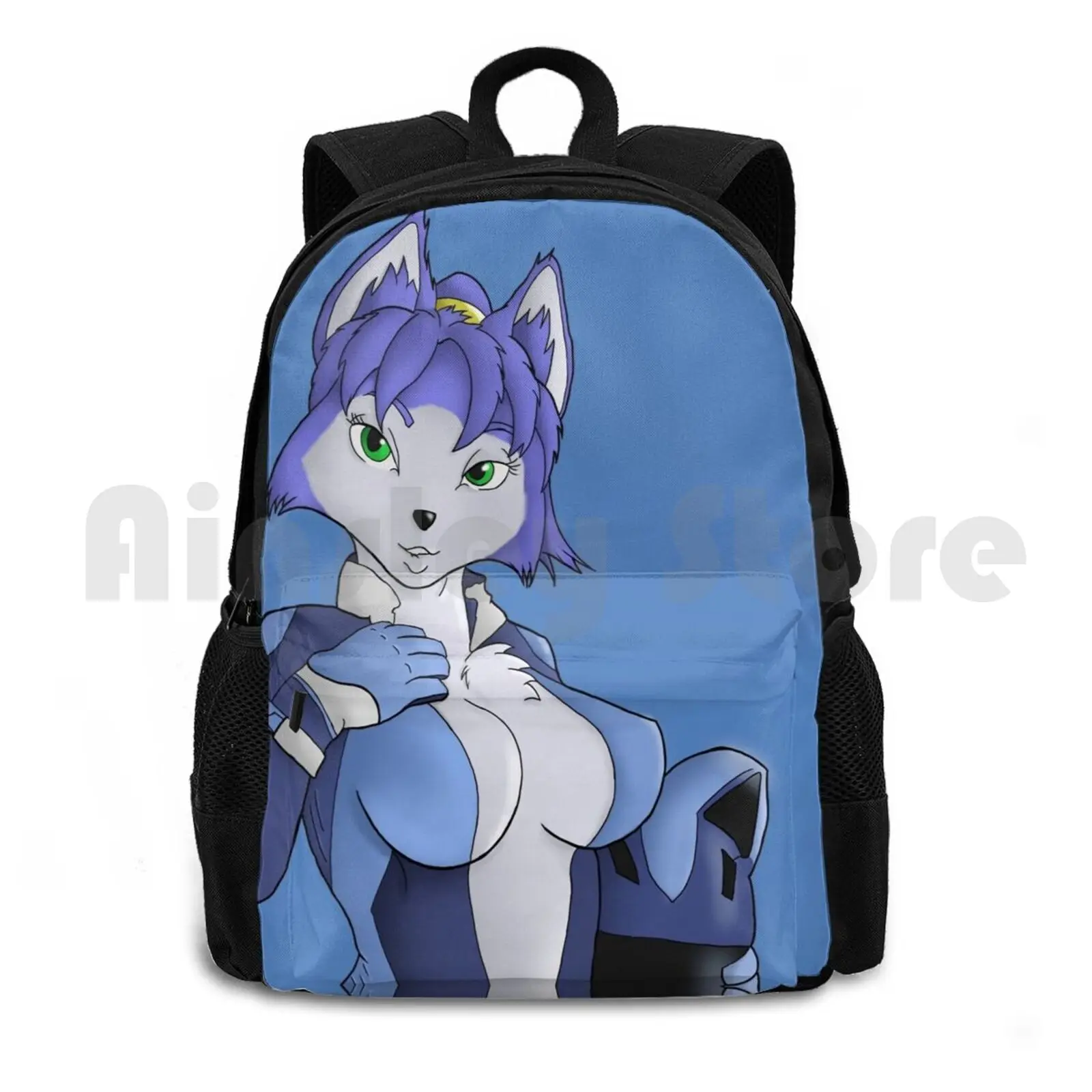 Outdoor Hiking Backpack Riding Climbing Sports Bag Krystal Fox Star Fox Starfox Video Games Adventures Command Assault