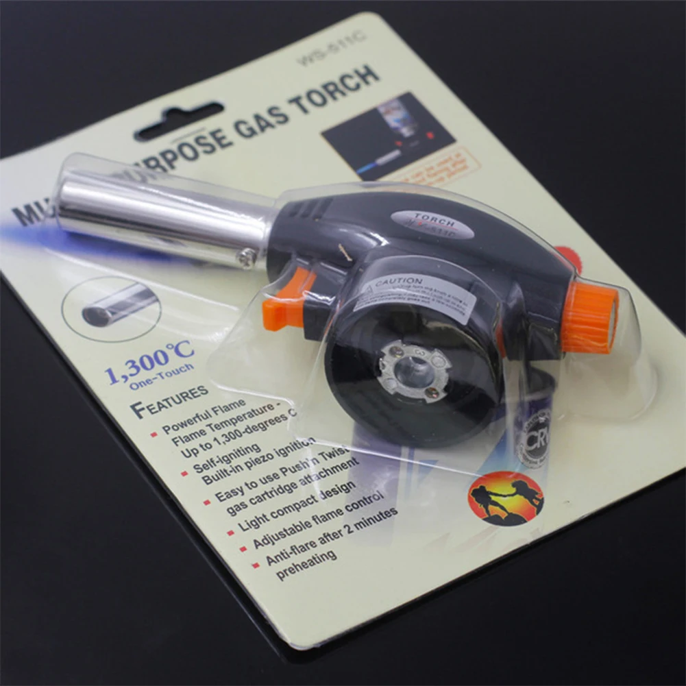Pistola de ignición para barbacoa, cabezal de desinfección, pulverizador de Gas, Cassette, herramienta de ignición para cocina y hogar al aire libre