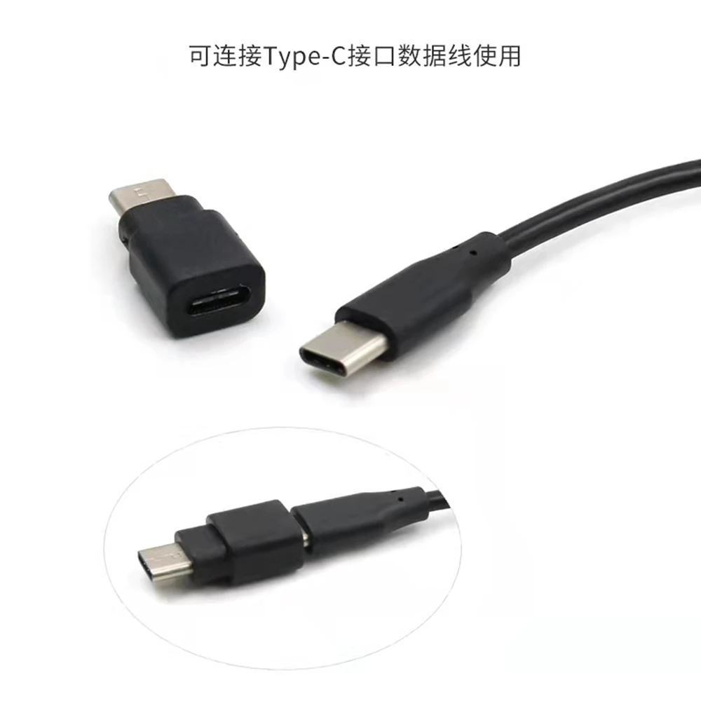 Conversor masculino do teste da conexão da extensão do cabo de dados do usb-c do adaptador do tipo-c à fêmea