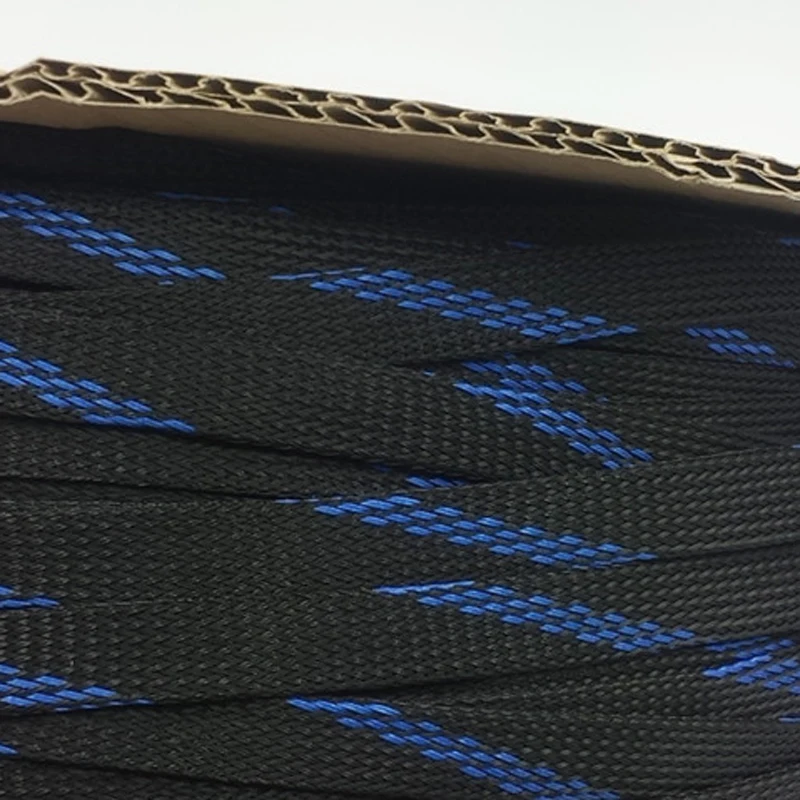 Hifi cable wire sleeve Shielding Sheathing Auto Wire Harnessing nylon Braided DIY power cord Interconnect Cable 8-15mm Sleeves