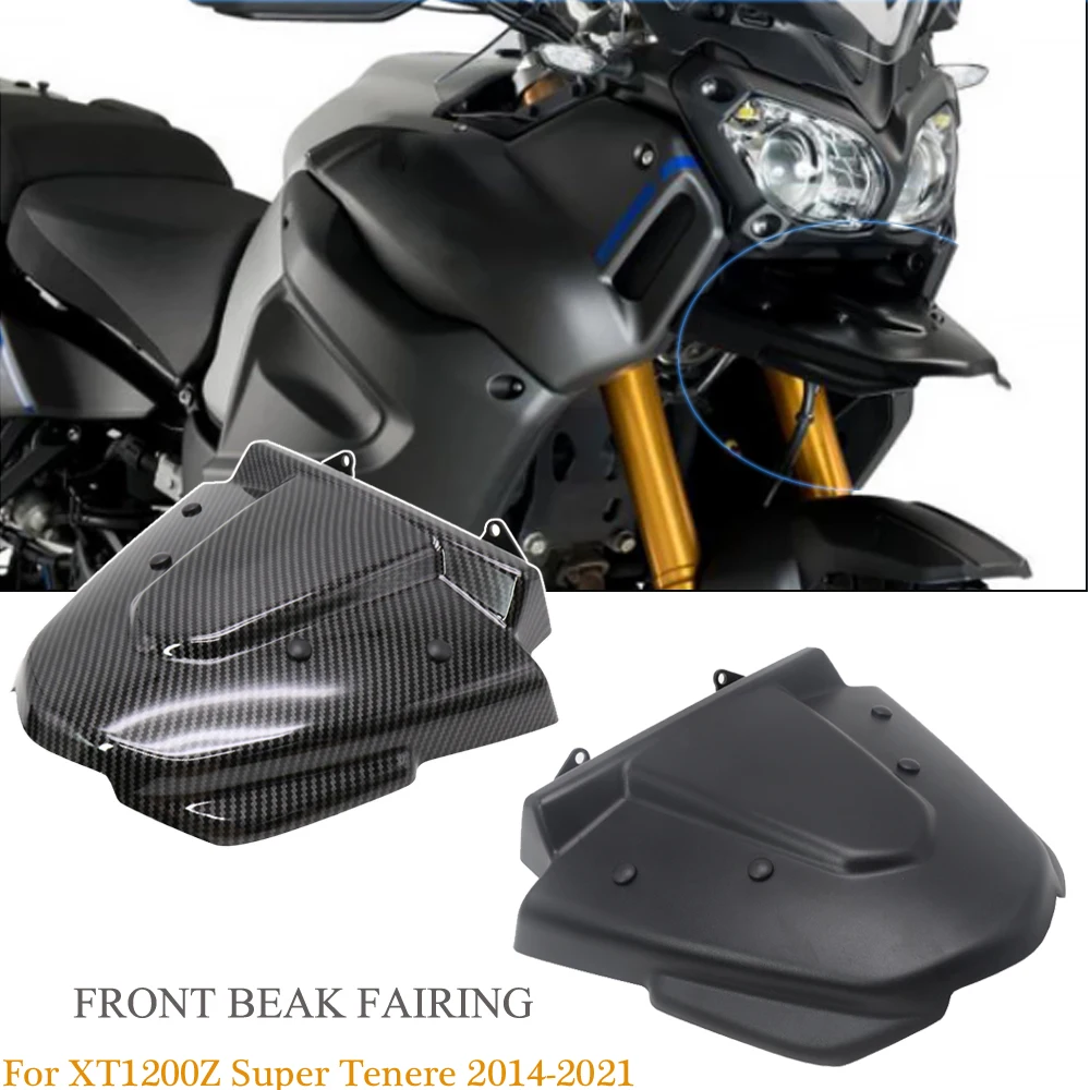 Front Wheel Fender Beak Nose Cone Extension Cover Extender Cowl NEW 2014-2021 For Yamaha XT1200Z XT 1200 Z Super Tenere 1200