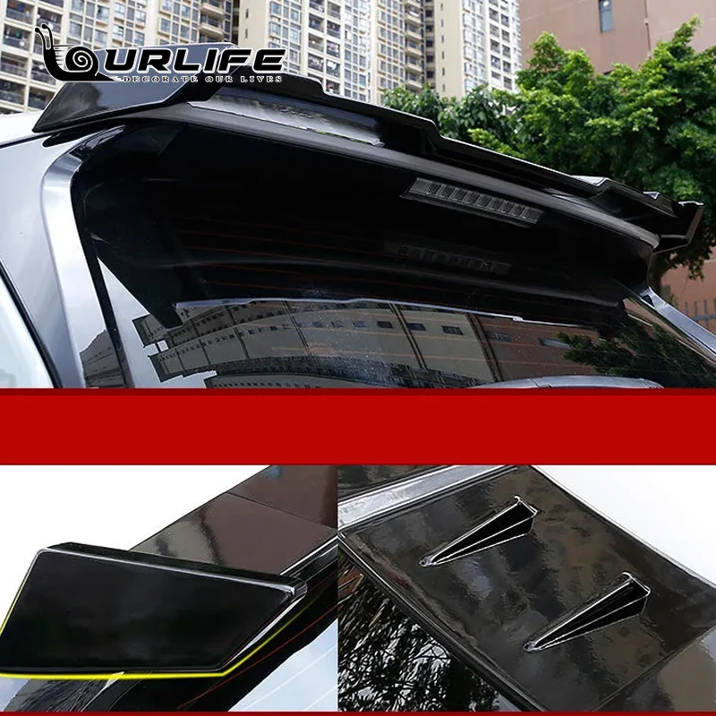 For Toyota RAV4 RAV 4 2020 2021 2022 2023 2024 XA50 ABS Exterior Rear Spoiler Tail Trunk Boot Wing Decoration Car Styling