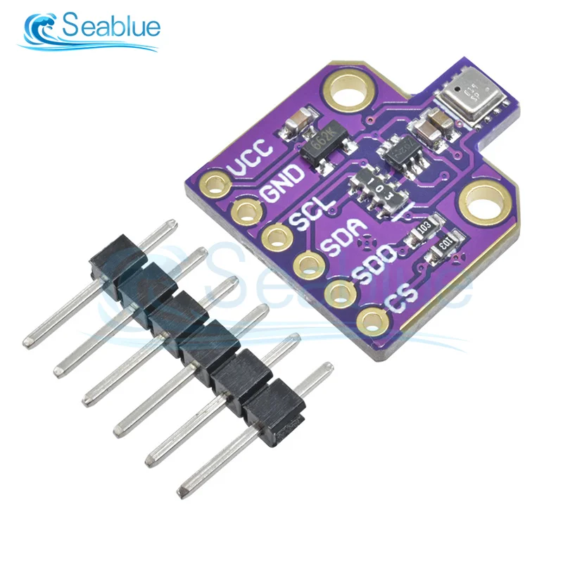 

CJMCU-680 BME680 Digital Temperature Humidity Barometric Pressure Sensor High Altitude Breakout Board Sensor Module for Arduino