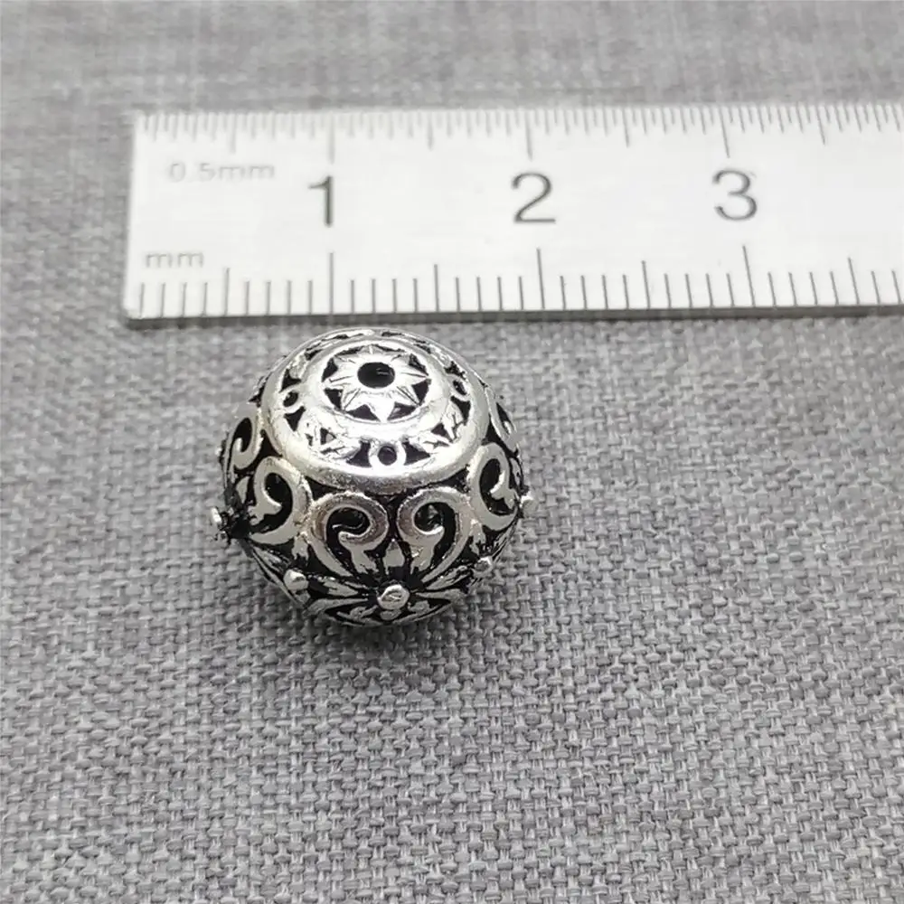 925 Sterling Silver Butterfly Round Bead 10mm 13mm 15mm 18mm for Bracelet