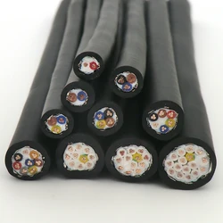 Shielded Cable Towline Wire 2,3,4,5,6,8,10,12,16 core 0.3, 0.5 ,0.75,1,1.5 mm² 22,20,18,17,16 AWG High Flexible Drag Chain Cable