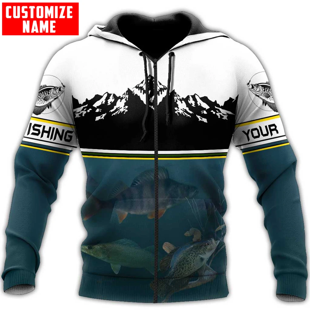 Sudadera unisex con capucha para pesca deportiva – Estampado 3D - imagen 3