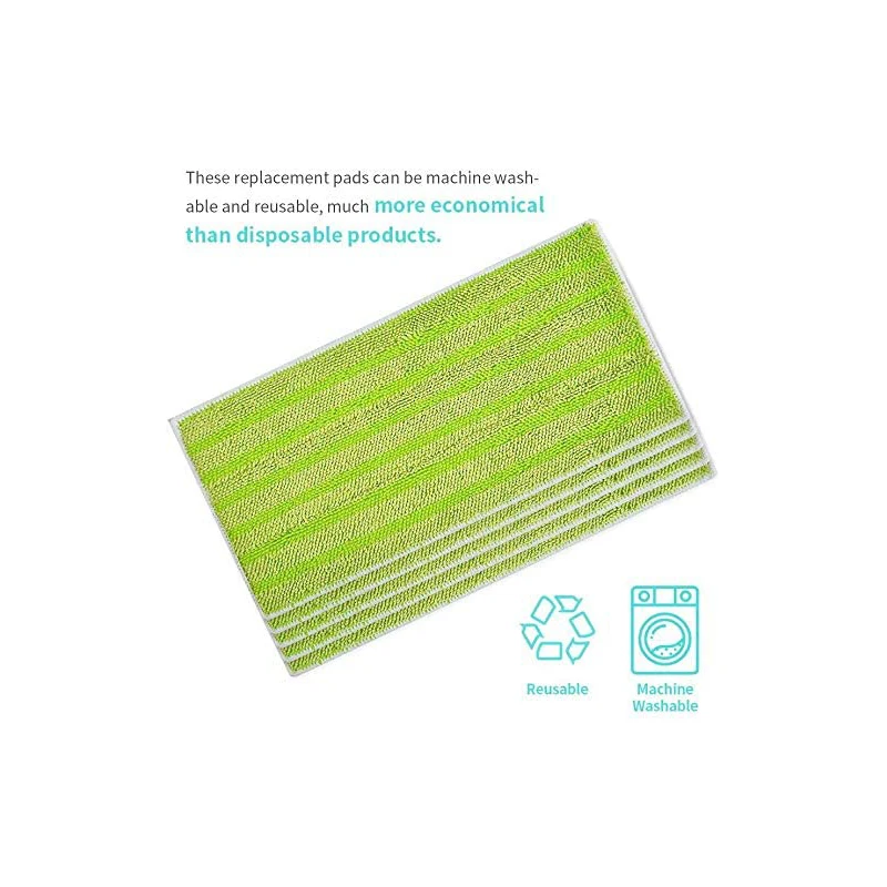Ersatz Mikrofaser Mopp Pads für Swiffer Wet & Dry Mop Starter
