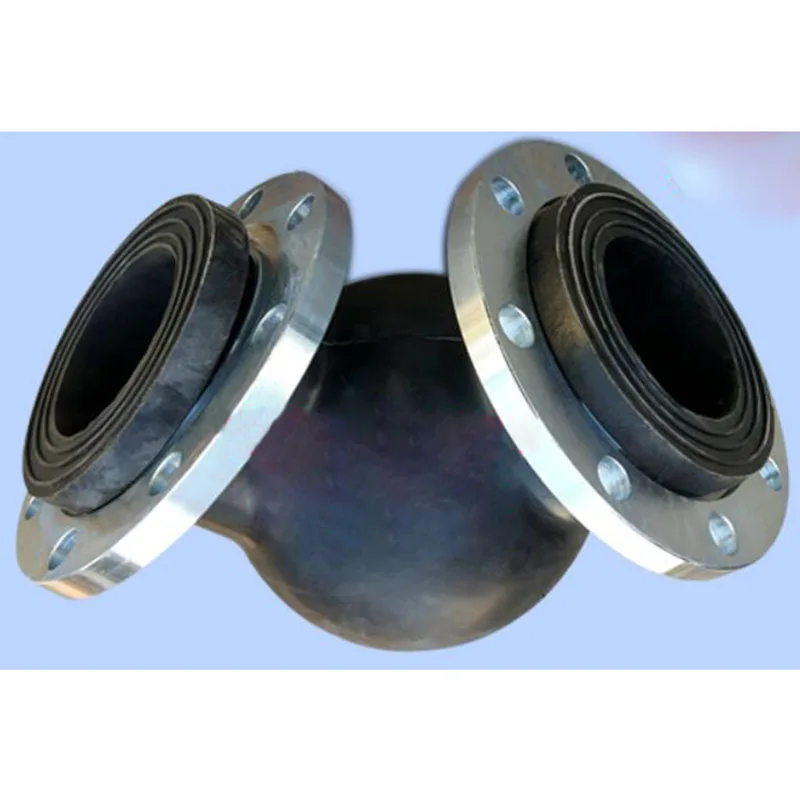 WTX Rubber Joint Flexible Rubber Joint 90 Degree Elbow Carbon Steel Flange Expansion 1.0Mpa Natural Synthetic Rubber