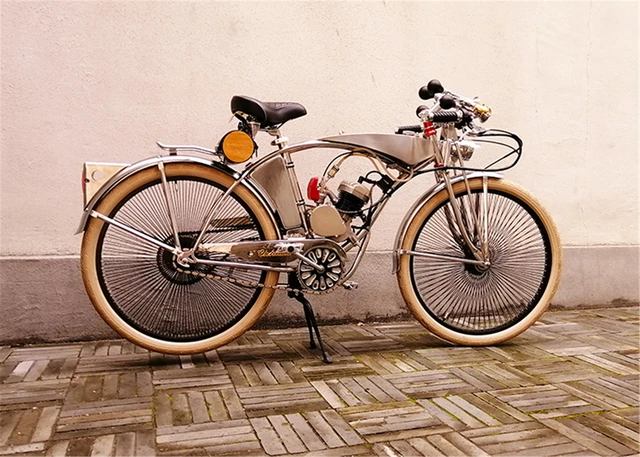 Vintage Fuel Tank Bike 26 Beach Bike Retro Bike Gas Powered Engined Fuel Bike Bicycle Accessories Retro Old Fashion Antiques AliExpress
