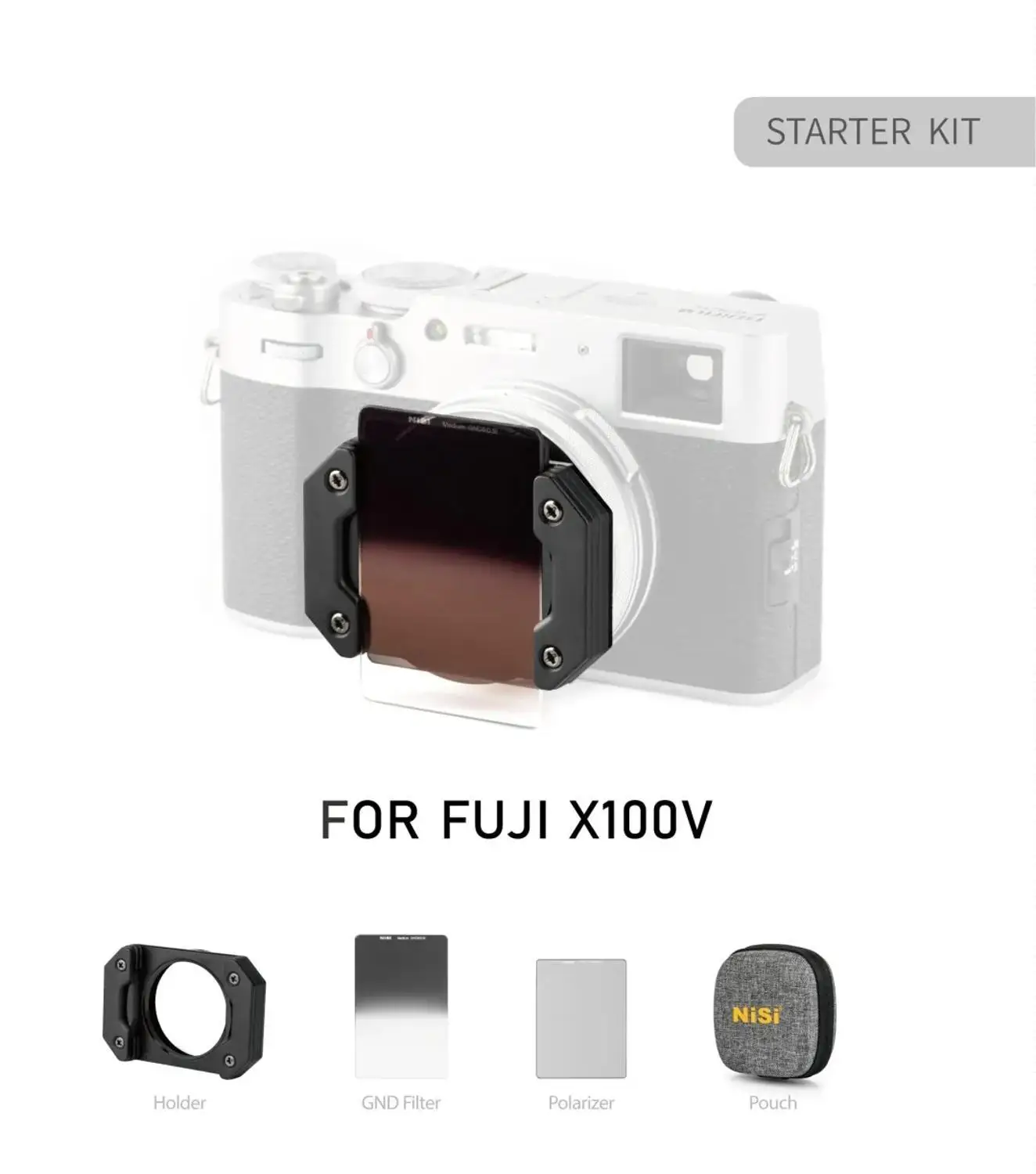 NISI UHD UV Filter MARK II System for FUJI Fujifilm X100V Adapter CPL ND Square Filter kit for X100 F T S Polarizer Camera
